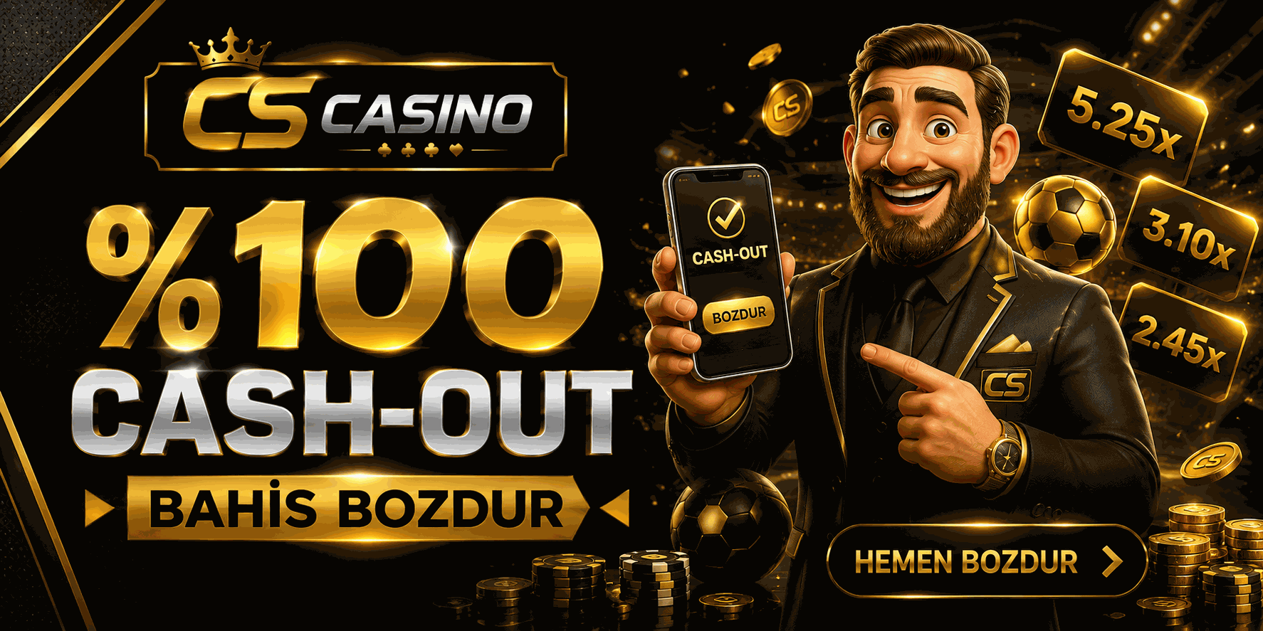%100 Cash Out